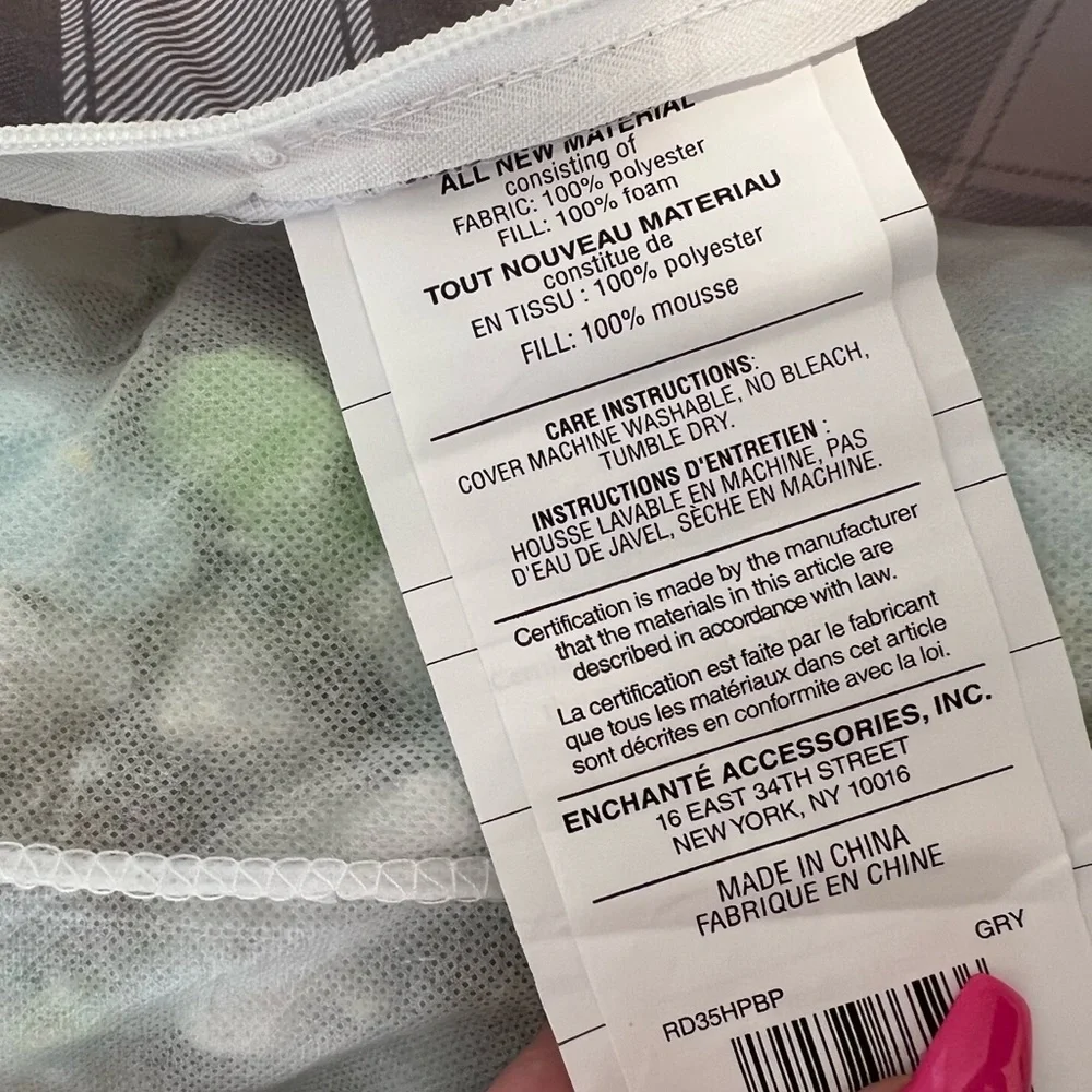 🔥LAST One+extra shipping XXL Orthopedic Pet Bed Memory Foam NWT Rae Dunn HAPPY